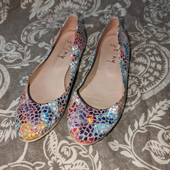 French Sole Shoes - French Sole FS/NY Radar Mosaic Ballet Flats Sz 7
